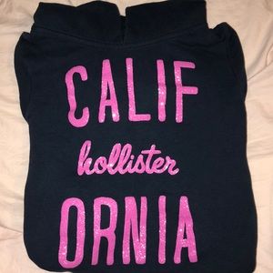 Navy Blue Hollister Hoodie